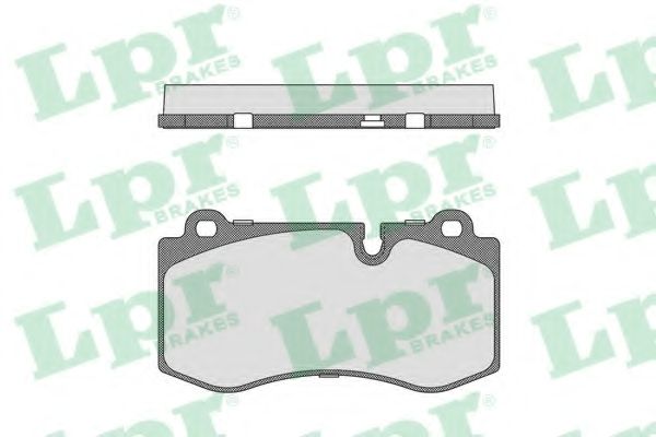 05P1506 LPR Brake Pad Set, disc brake