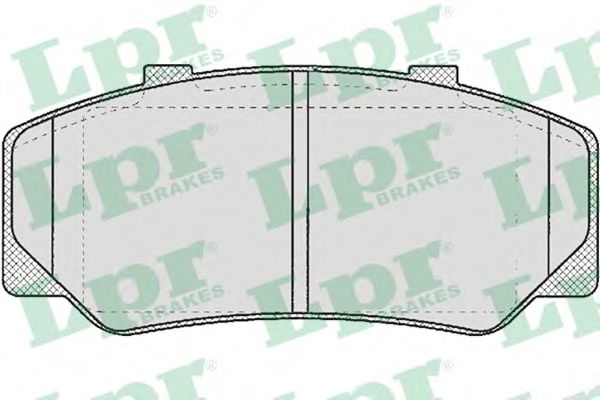 05P156 LPR Brake Pad Set, disc brake