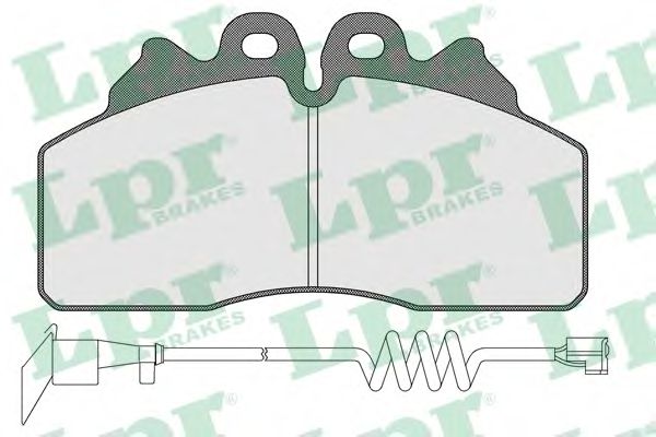 05P1586A LPR Brake Pad Set, disc brake