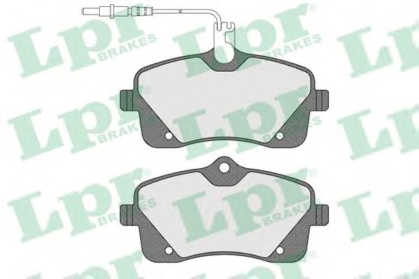 05P1601 LPR Brake Pad Set, disc brake