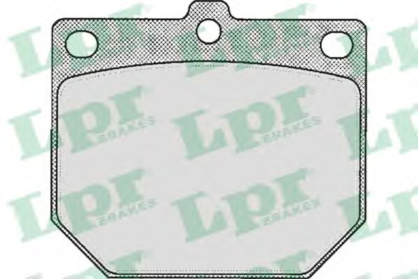 05P166 LPR Brake System Brake Pad Set, disc brake