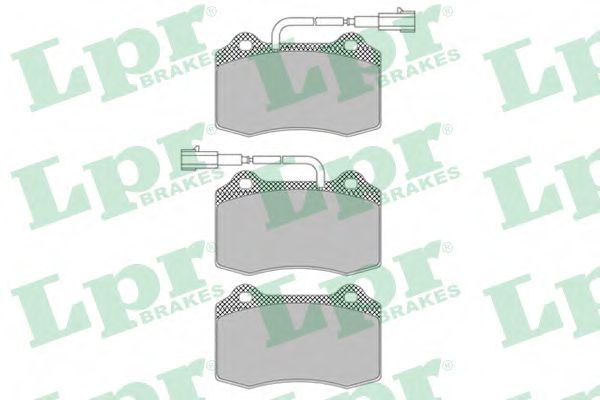 05P1665 LPR Brake Pad Set, disc brake