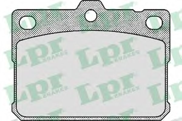 05P169 LPR Brake System Brake Pad Set, disc brake