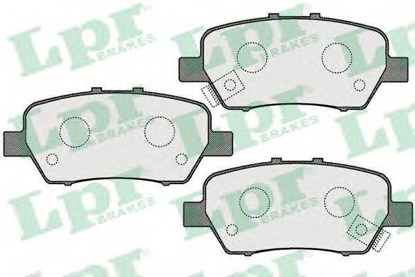 05P1692 LPR Brake System Brake Pad Set, disc brake
