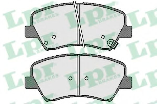 05P1753 LPR Brake System Brake Pad Set, disc brake