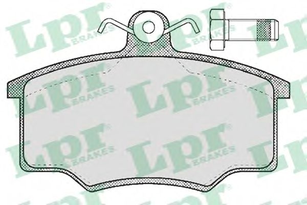 05P187 LPR Brake System Brake Pad Set, disc brake