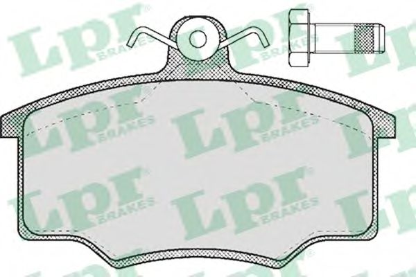 05P188 LPR Brake System Brake Pad Set, disc brake