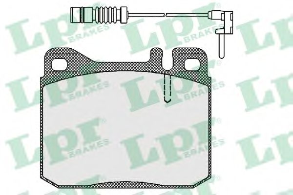 05P211A LPR Brake Pad Set, disc brake
