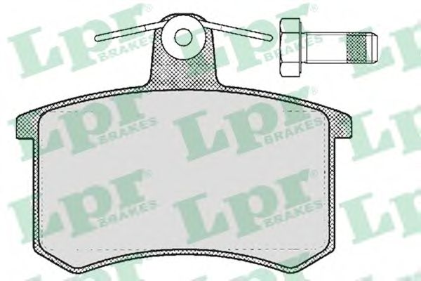 05P215 LPR Brake Pad Set, disc brake