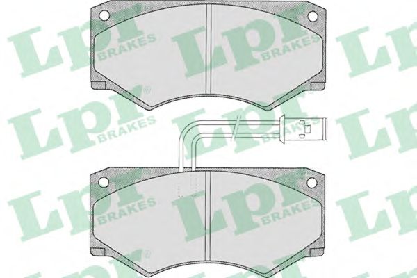 05P292 LPR Brake System Brake Pad Set, disc brake