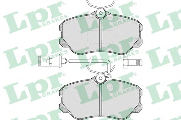 05P358 LPR Brake Pad Set, disc brake