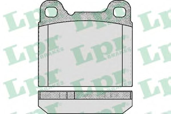 05P362 LPR Brake Pad Set, disc brake