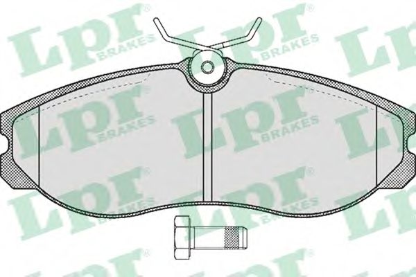 05P470 LPR Brake Pad Set, disc brake