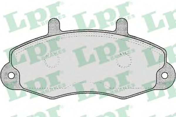 05P481 LPR Brake Pad Set, disc brake