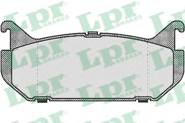 05P512 LPR Brake Pad Set, disc brake