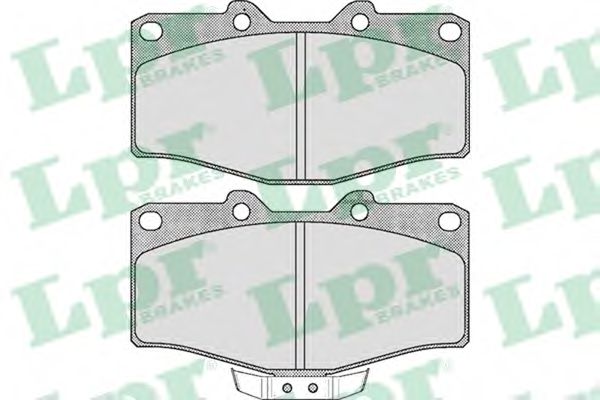 05P538 LPR Brake Pad Set, disc brake