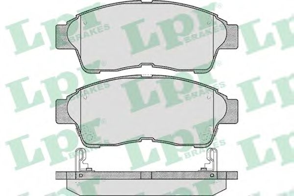 05P561 LPR Тормозная система Комплект тормозных колодок, дисковый тормоз