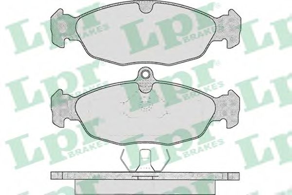 05P599 LPR Brake Pad Set, disc brake