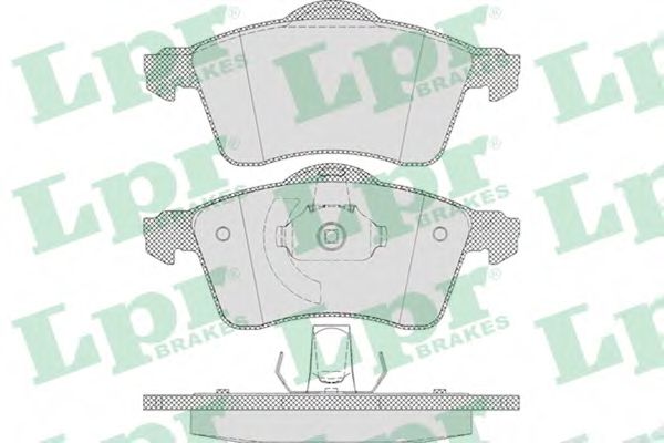 05P645 LPR Brake Pad Set, disc brake