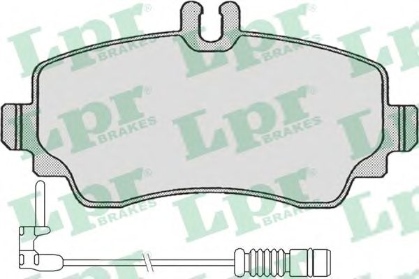 05P670A LPR Brake Pad Set, disc brake