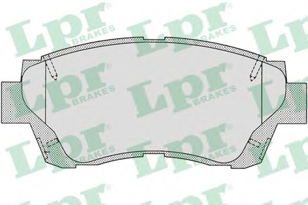 05P701 LPR Brake Pad Set, disc brake