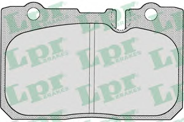 05P702 LPR Brake Pad Set, disc brake