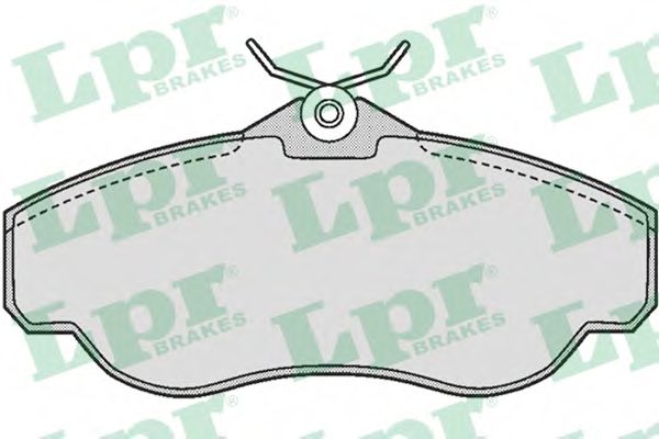 05P728 LPR Brake Pad Set, disc brake