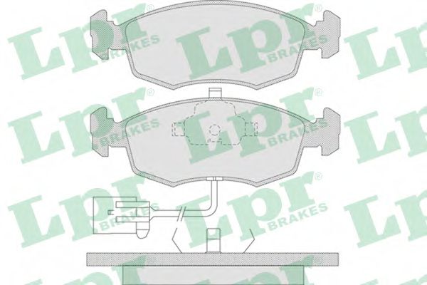 05P744 LPR Brake Pad Set, disc brake