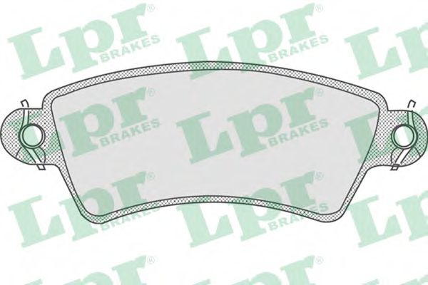 05P766 LPR Brake Pad Set, disc brake