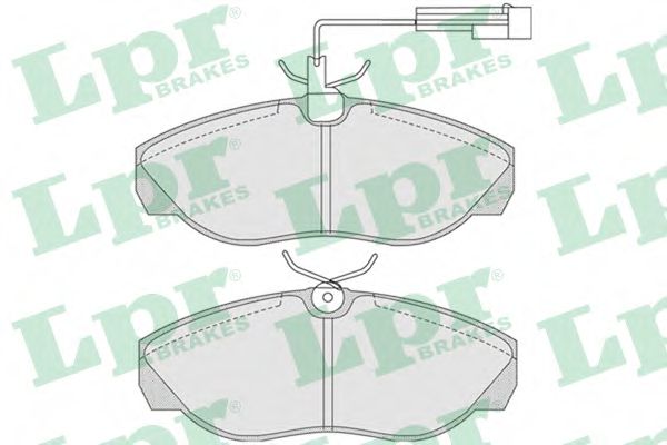 05P774 LPR Brake Pad Set, disc brake