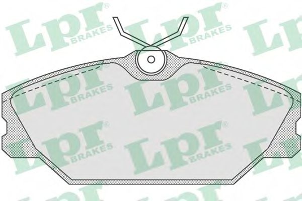 05P816 LPR Brake System Brake Pad Set, disc brake