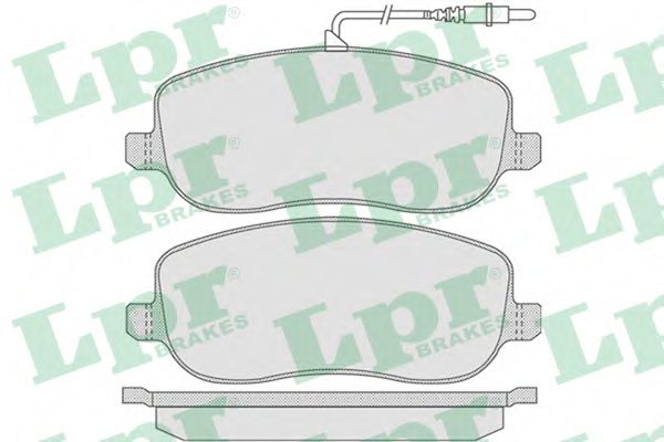 05P831 LPR Brake System Brake Pad Set, disc brake