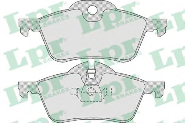 05P851 LPR Brake Pad Set, disc brake