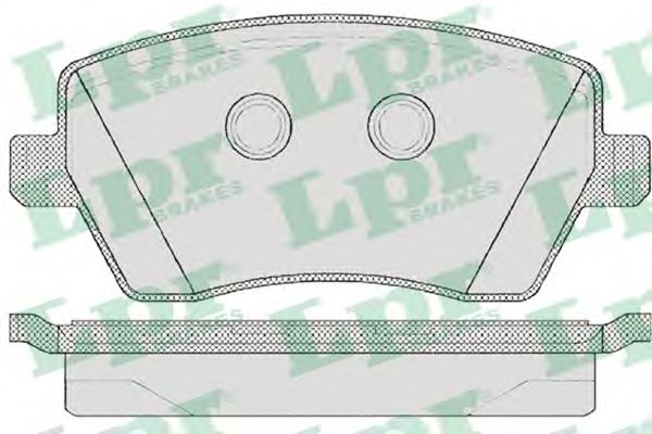 05P867 LPR Brake Pad Set, disc brake