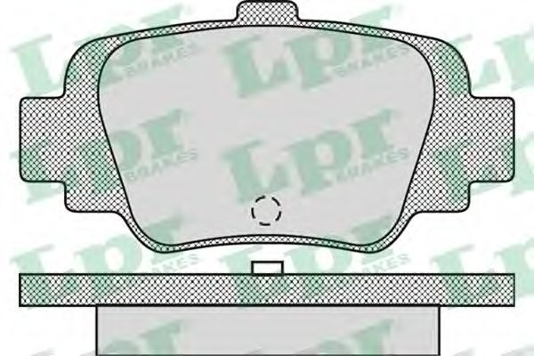 05P874 LPR Brake Pad Set, disc brake