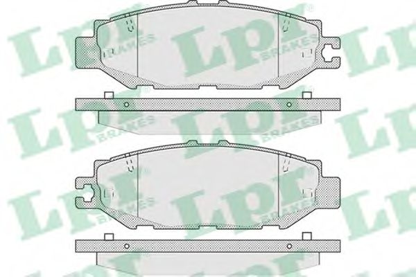 05P939 LPR Brake Pad Set, disc brake
