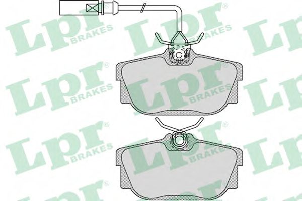 05P974 LPR Тормозная система Комплект тормозных колодок, дисковый тормоз