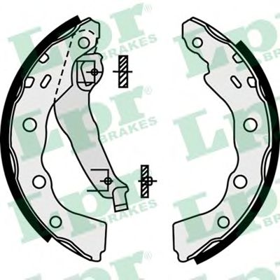 07740 LPR Brake System Brake Pad Set, disc brake