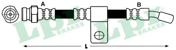6T47283 LPR Brake Hose