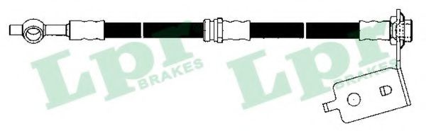 6T48163 LPR Brake System Brake Hose