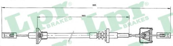 C0271C LPR Clutch Cable
