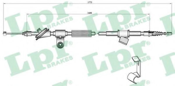 C0347B LPR Brake System Cable, parking brake
