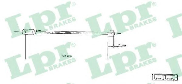 C0578B LPR Cable, parking brake