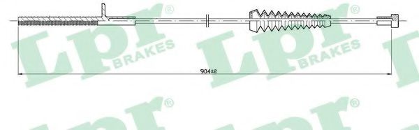 C1610B LPR Brake System Cable, parking brake