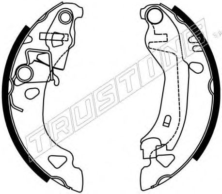 034.094 TRUSTING Brake System Brake Shoe Set
