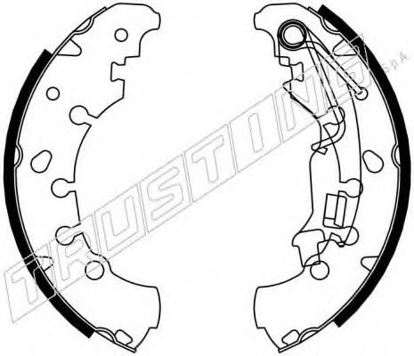 034.116 TRUSTING Brake System Brake Shoe Set