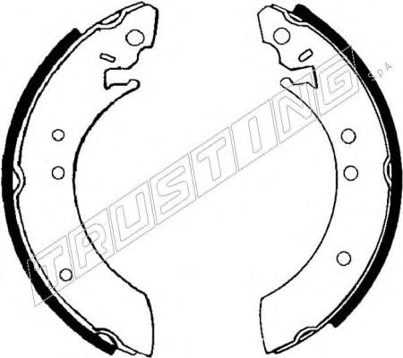 040.075 TRUSTING Brake System Wheel Brake Cylinder