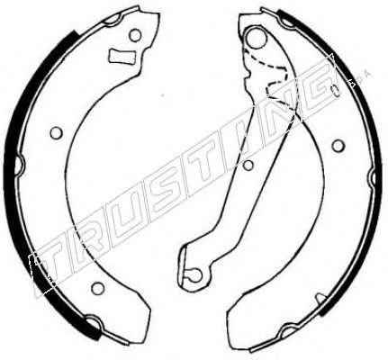 040.119 TRUSTING Brake System Brake Shoe Set