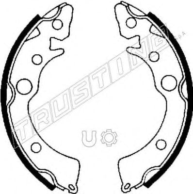 044.007 TRUSTING Brake System Brake Shoe Set