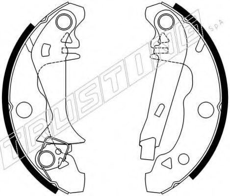 088.202Y TRUSTING Brake System Brake Shoe Set
